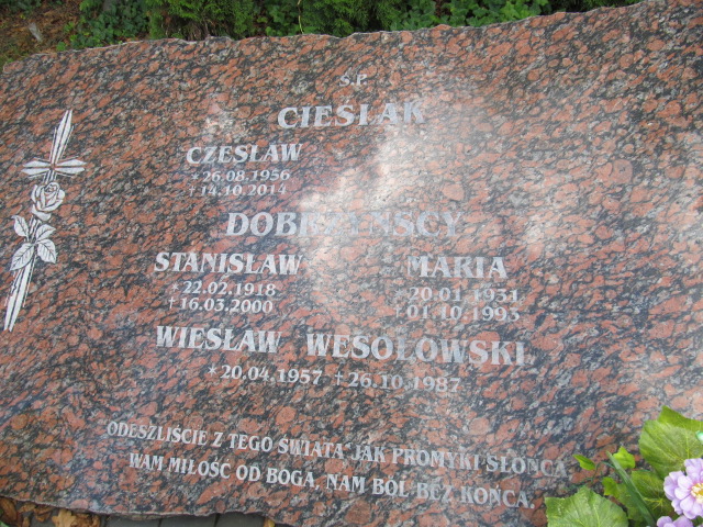 Stanisław Dobrzyński 1918 Bogdaniec - Grobonet - Wyszukiwarka osób pochowanych