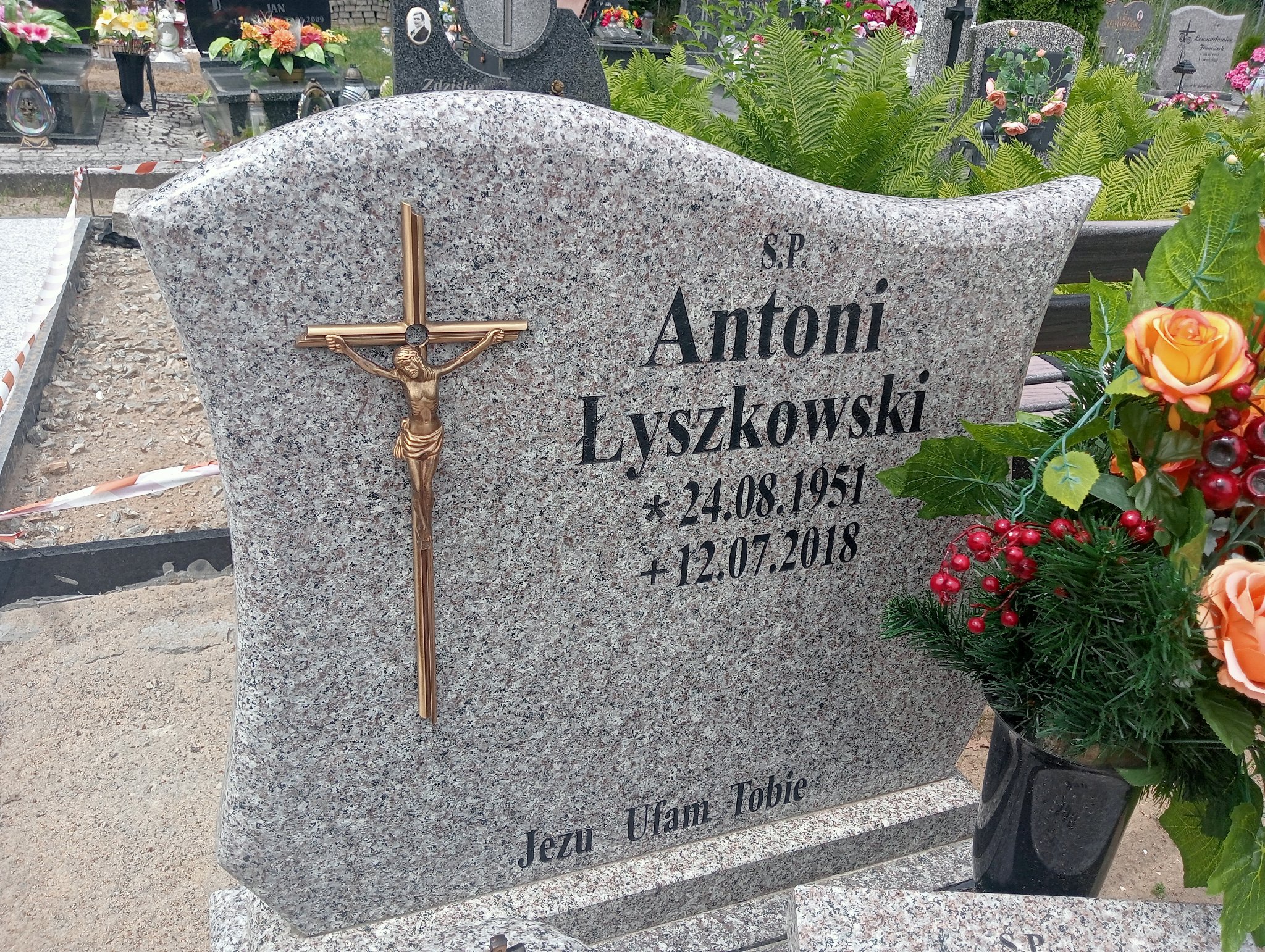 Antoni Łyszkowski 1951 Bogdaniec - Grobonet - Wyszukiwarka osób pochowanych