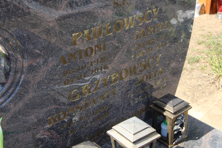 Konstanty Grzybowski 1892 Bogdaniec - Grobonet - Wyszukiwarka osób pochowanych