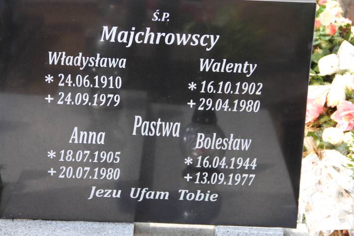 Anna Pastwa 1905 Bogdaniec - Grobonet - Wyszukiwarka osób pochowanych