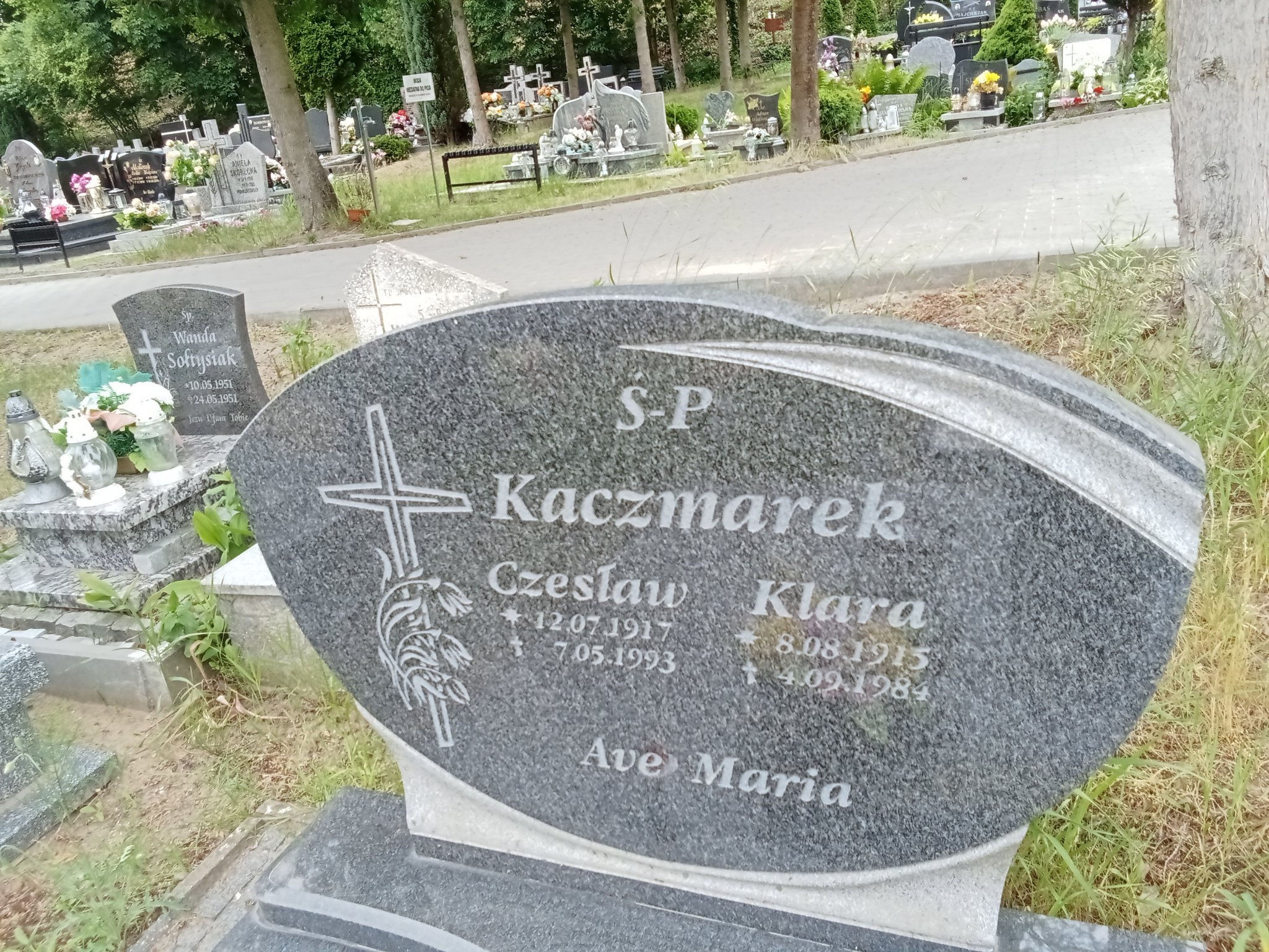 Czesław Kaczmarek 1917 Bogdaniec - Grobonet - Wyszukiwarka osób pochowanych