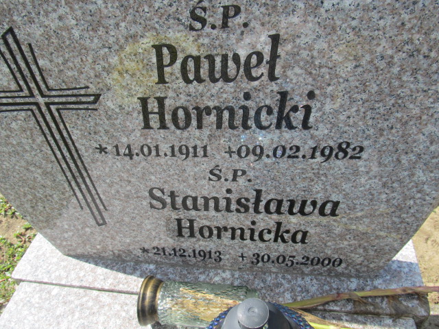 Stanisława Hornicka 1913 Bogdaniec - Grobonet - Wyszukiwarka osób pochowanych