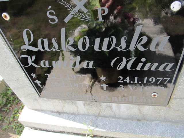 Kamila Laskowska 1977 Bogdaniec - Grobonet - Wyszukiwarka osób pochowanych