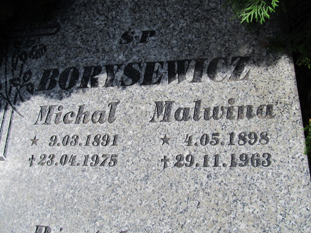 Michał Borysewicz 1891 Bogdaniec - Grobonet - Wyszukiwarka osób pochowanych