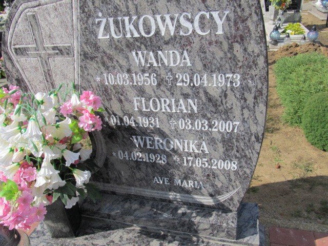 Florian Żukowski 1931 Bogdaniec - Grobonet - Wyszukiwarka osób pochowanych