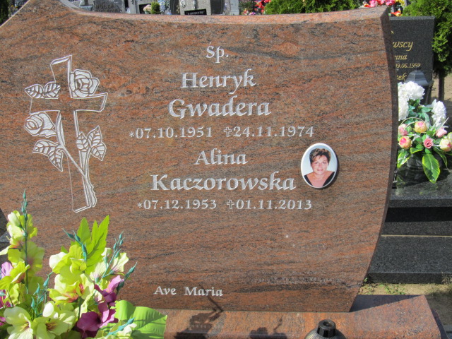 Alina Kaczorowska 1953 Bogdaniec - Grobonet - Wyszukiwarka osób pochowanych