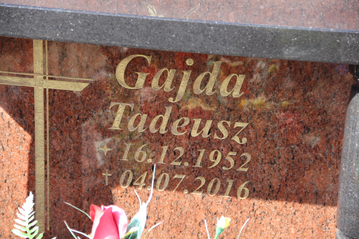 Tadeusz Gajda 1952 Bogdaniec - Grobonet - Wyszukiwarka osób pochowanych
