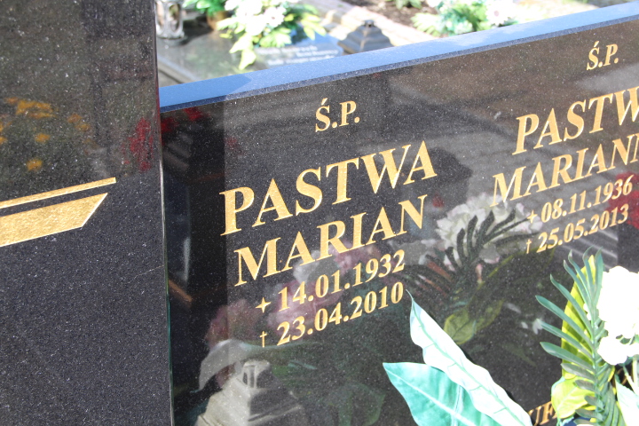 Marianna Pastwa 1936 Bogdaniec - Grobonet - Wyszukiwarka osób pochowanych